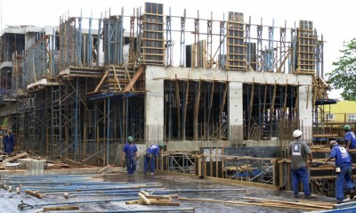 Em fevereiro, os materiais de construção sofreram alta de preços de 2,35%