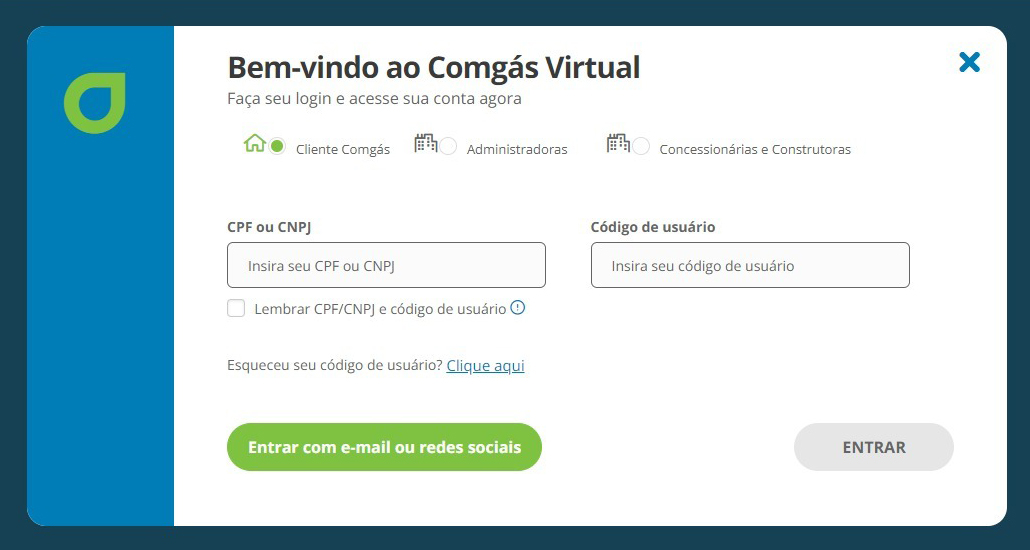 Contas de consumo da Comgás passam a informar detalhamento de valores